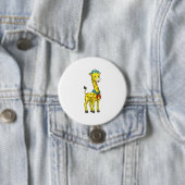 Giraffe als Seeleute mit Sailor-Hut Button (Beispiel)
