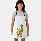 Giraffe am Strand mit Swim Ring & Sonnenbrille Schürze (Insitu)