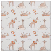 Giraffe am Strand Stoff (Muster)