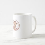 Giraffe Amidt Kirry Blossoms Circle Kaffeetasse (VorderseiteRechts)