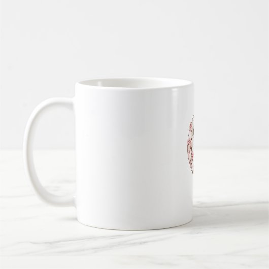 Giraffe Amidt Kirry Blossoms Circle Kaffeetasse (Links)