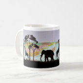 Giraffe and elephant kaffeetasse (Vorderseite Links)