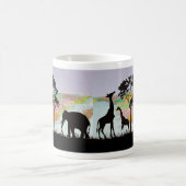 Giraffe and elephant kaffeetasse (Mittel)