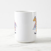 Giraffe and Unicorn Kaffeetasse (Mittel)