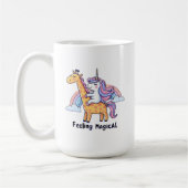 Giraffe and Unicorn Kaffeetasse (Links)