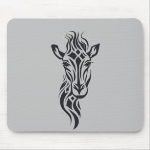 Giraffe Animal Freedom World Wildlife Wonder Art Mousepad