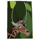 Giraffe Animal Giraffe Mittlere Geschenktüte (Vorderseite)