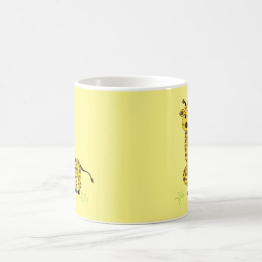 Giraffe Animal Niedlich Kaffeetasse (Mittel)