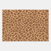 Giraffe Animal Pattern Safari Wild Life Geschenkpapier Set (Vorderseite 2)