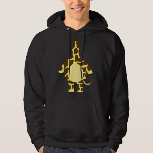 Giraffe Animal Print Animal Hoodie (Vorderseite)