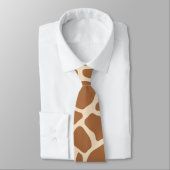 Giraffe Animal Print Krawatte (Gebunden)