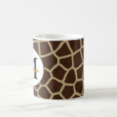 Giraffe Animal Print Personalisiert Coffee Tasse C (Mittel)