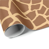 Giraffe Animal Print Safari Wild Life Geschenkpapier (Rolleneckpunkt)