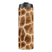 Giraffe Animal Print Thermosbecher (Vorderseite)