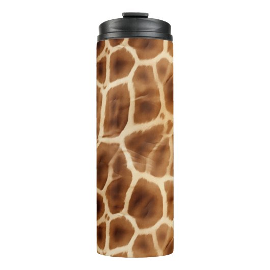 Giraffe Animal Print Thermosbecher (Vorderseite)
