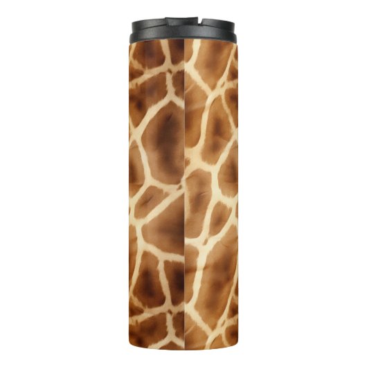 Giraffe Animal Print Thermosbecher (Rückseite)