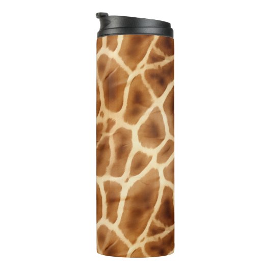Giraffe Animal Print Thermosbecher (Nach rechts gedreht)