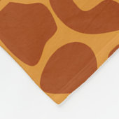 Giraffe Animal Skin Fleecedecke (Ecke)