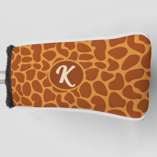 Giraffe Animal Skin Golf Headcover (Vorderseite)