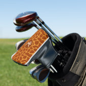 Giraffe Animal Skin Golf Headcover (In Situ)