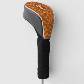 Giraffe Animal Skin Golf Headcover (angewinkelt)