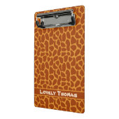 Giraffe Animal Skin Mini Klemmbrett (Gewinkelt2)