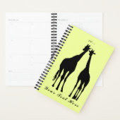 Giraffe - Anpassbar + Hinzufügen von Text / Name - Planer (Anzeige)