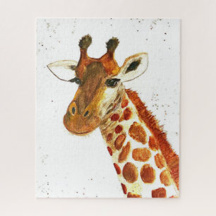 Giraffe Aquarelltiere Safari African Jungle J Puzzle
