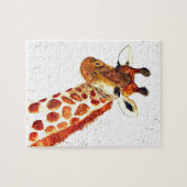 Giraffe Aquarelltiere Safari Kinder Spaß Zoo Puzzle (Horizontal)