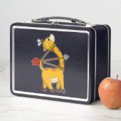 Giraffe Archer Arrow Bow Metall Brotdose (Beispiel)