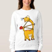 Giraffe Archer Arrow Bow Sweatshirt (Vorderseite)