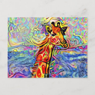GIRAFFE ART Postkarten