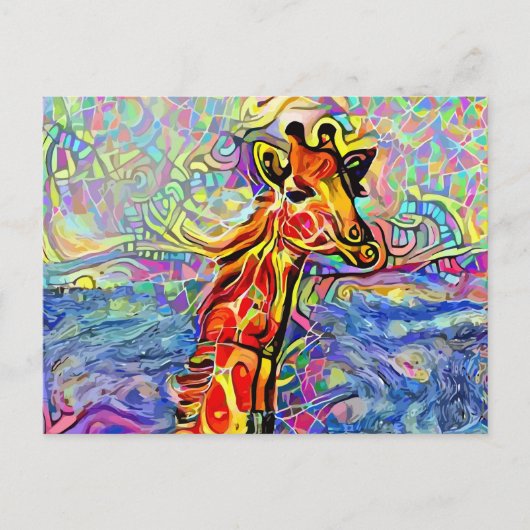 GIRAFFE ART Postkarten (Vorderseite)
