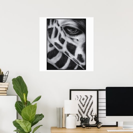 Giraffe Art Print Modern Poster (Heimbüro)