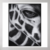 Giraffe Art Print Modern Poster (Vorne)
