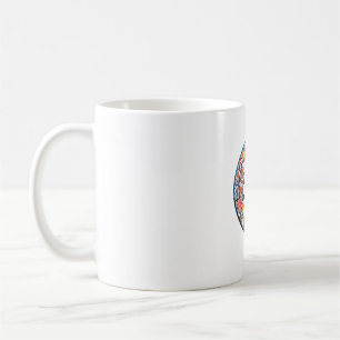 Giraffe Artwork Colorful - Church Blossom Tiere Kaffeetasse