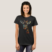 Giraffe Artwork - Polygon Animal T-Shirt (Vorne ganz)