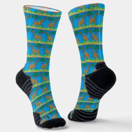 Giraffe - Athletische Socken