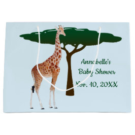 Giraffe auf der Savanna Große Geschenktüte