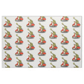Giraffe auf einem Retro-Moped Stoff (Fat Quarter (45,7 x 55,9 cm))