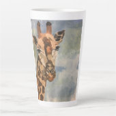 Giraffe auf latter Tasse (Vorderseite)