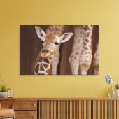 Giraffe auf Leinwand (Insitu (Wohnzimmer))