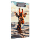 Giraffe auf See Klemmbrett (Rechts)
