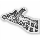 Giraffe Aufkleber (Vorderseite)