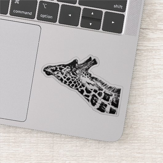 Giraffe Aufkleber (Detail)