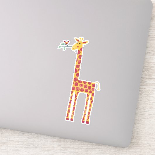 Giraffe Aufkleber (Detail)