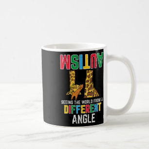 Giraffe Autismus als Weltunterschied Kaffeetasse