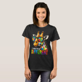 Giraffe Autismus Bewusstsein, dass sein Ok anders T-Shirt (Vorne ganz)