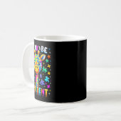 Giraffe Autismus Bewusstsein Es ist ok, anders zu Kaffeetasse (Vorderseite Links)