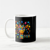 Giraffe Autismus Bewusstsein für seinen Ok, anders Kaffeetasse (Links)